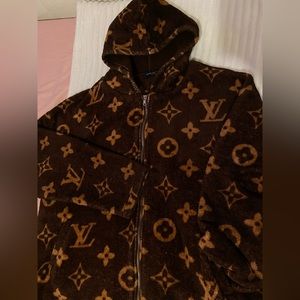 Cozy faux Sweater LV print